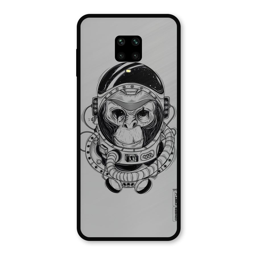 Chimpanzee Astronaut Metal Back Case for Poco M2