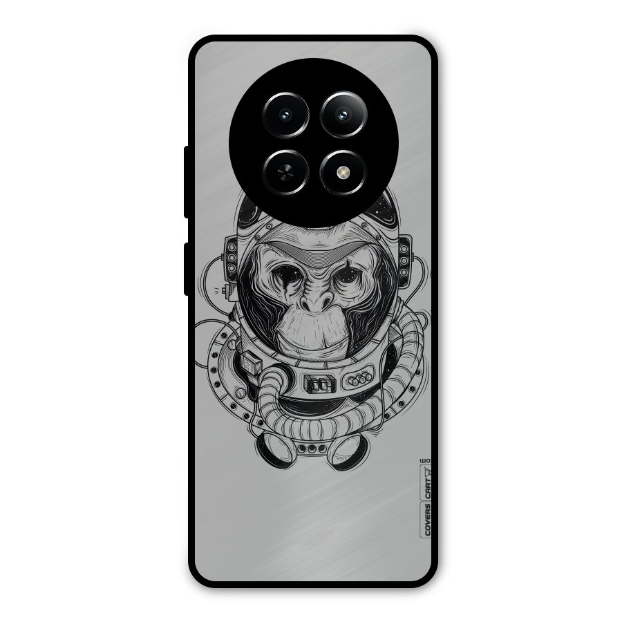 Chimpanzee Astronaut Metal Back Case for Realme 13