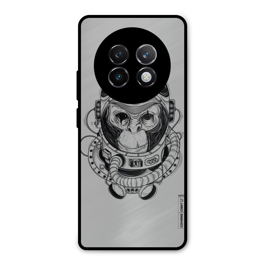 Chimpanzee Astronaut Metal Back Case for Realme 13 Plus