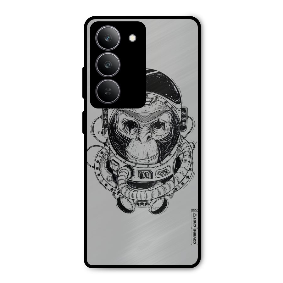 Chimpanzee Astronaut Metal Back Case for Realme 14x