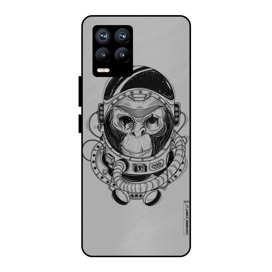 Chimpanzee Astronaut Metal Back Case for Realme 8 Pro