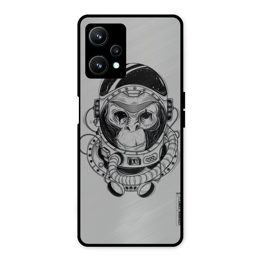 Chimpanzee Astronaut Metal Back Case for Realme 9 Pro 5G