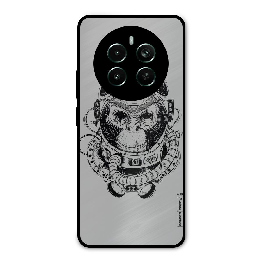 Chimpanzee Astronaut Metal Back Case for Realme Narzo 70 Pro