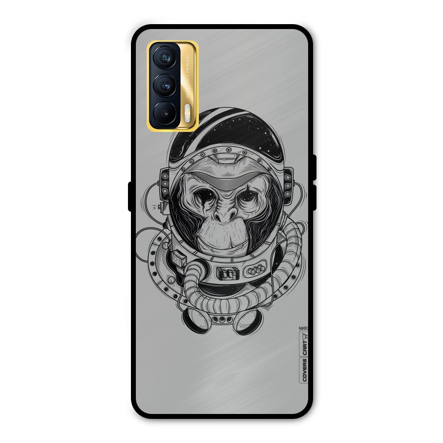 Chimpanzee Astronaut Metal Back Case for Realme X7