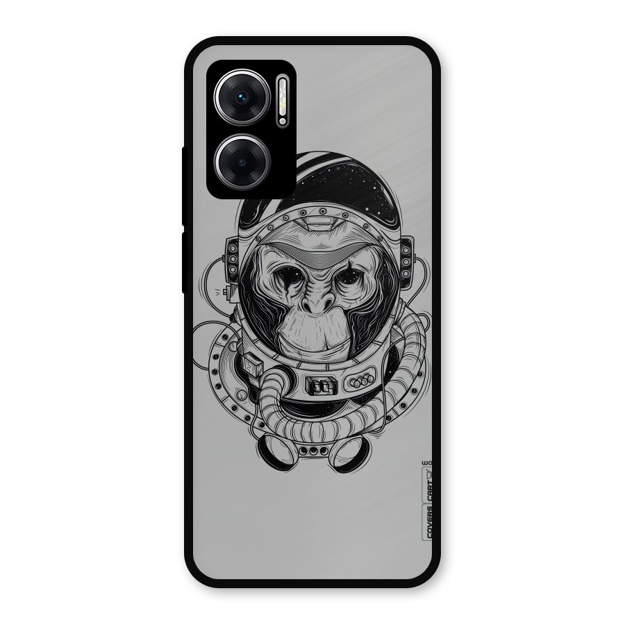 Chimpanzee Astronaut Metal Back Case for Redmi 11 Prime 5G