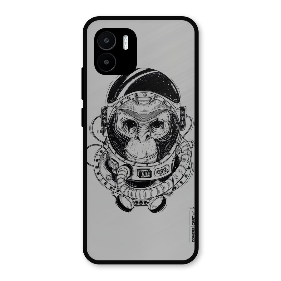 Chimpanzee Astronaut Metal Back Case for Redmi A2