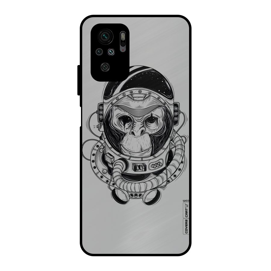 Chimpanzee Astronaut Metal Back Case for Redmi Note 10S