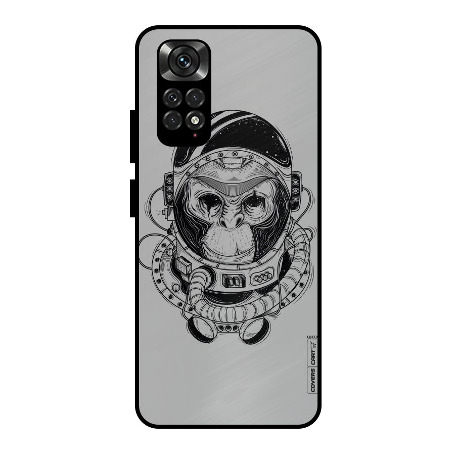 Chimpanzee Astronaut Metal Back Case for Redmi Note 11 Pro