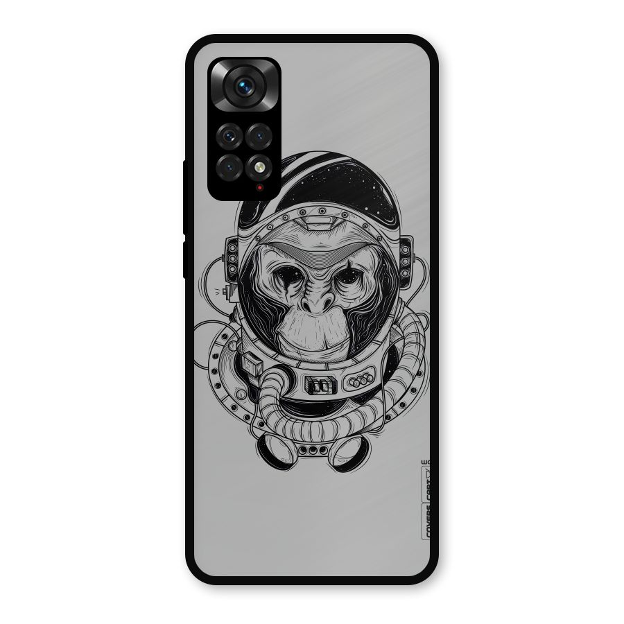 Chimpanzee Astronaut Metal Back Case for Redmi Note 11s