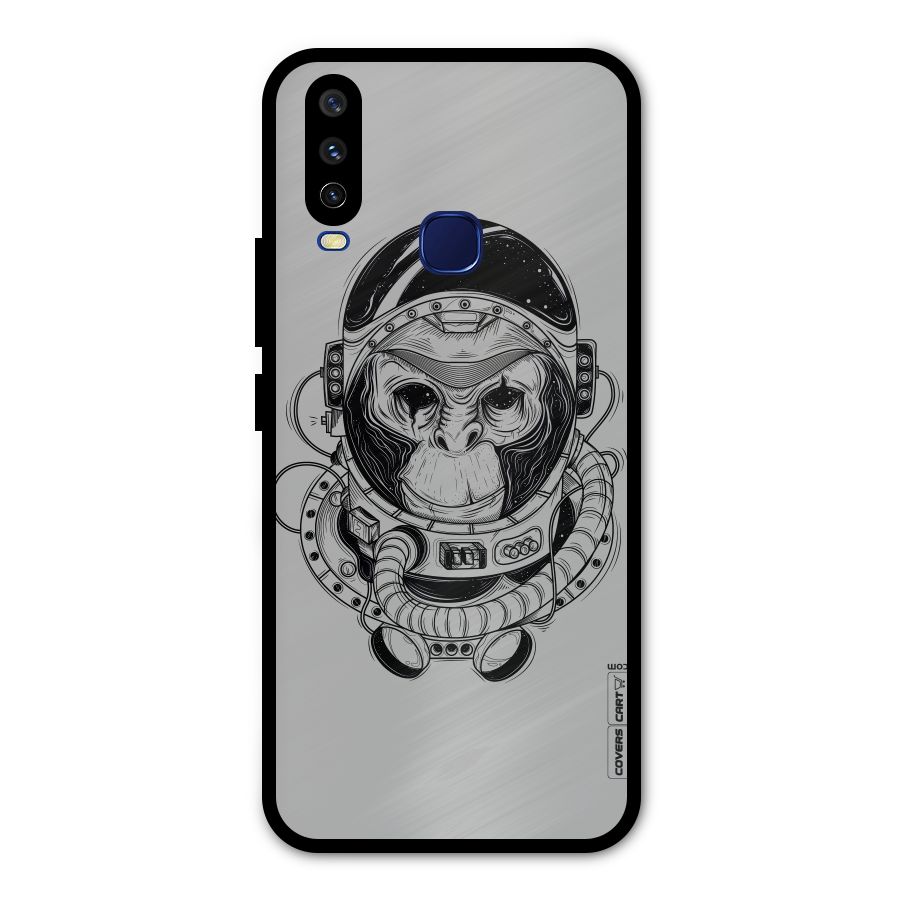 Chimpanzee Astronaut Metal Back Case for Vivo V17
