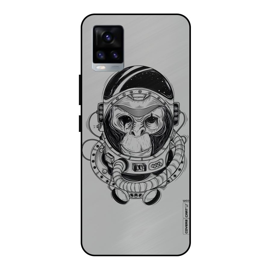 Chimpanzee Astronaut Metal Back Case for Vivo V20
