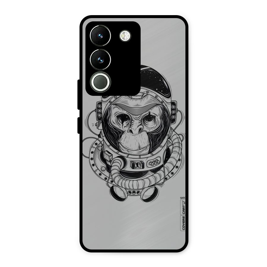 Chimpanzee Astronaut Metal Back Case for Vivo Y200