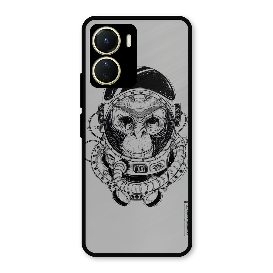 Chimpanzee Astronaut Metal Back Case for Vivo Y56