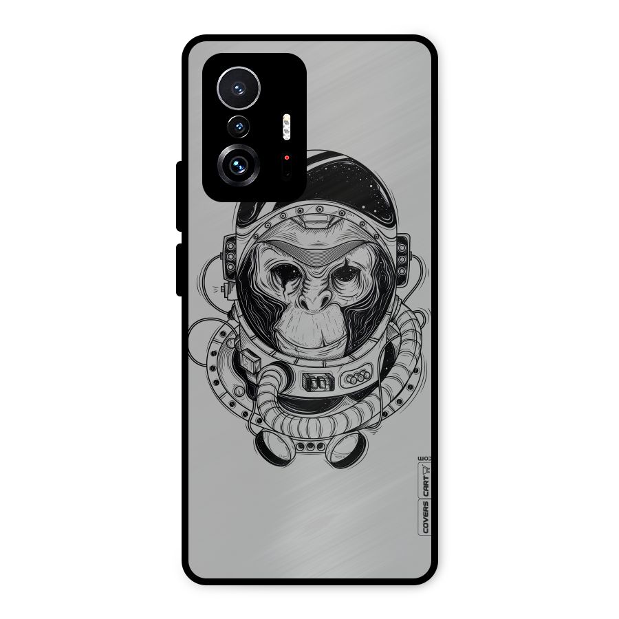Chimpanzee Astronaut Metal Back Case for Xiaomi 11T Pro