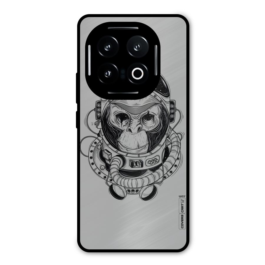 Chimpanzee Astronaut Metal Back Case for iQOO 13