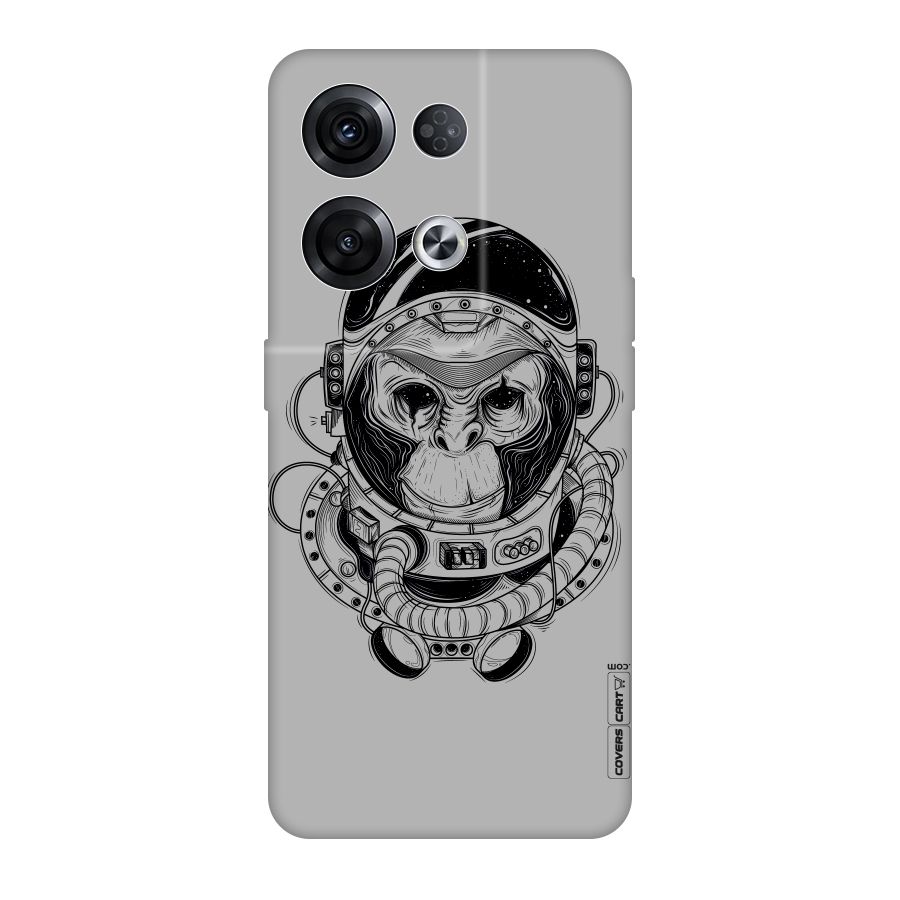 Chimpanzee Astronaut Original Polycarbonate Back Case for Oppo Reno8 Pro 5G