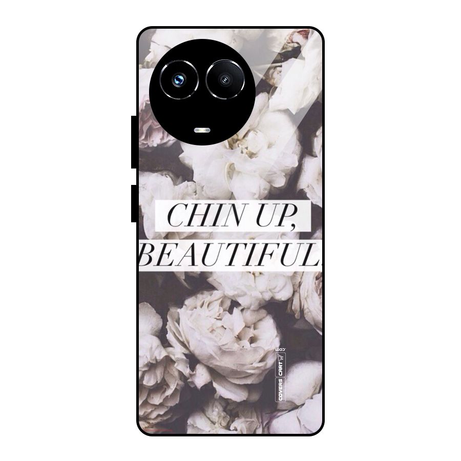 Chin Up Beautiful Glass Back Case for Realme Narzo 60X