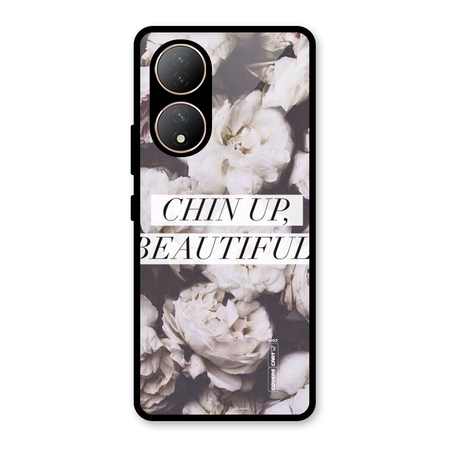 Chin Up Beautiful Glass Back Case for Vivo Y100A