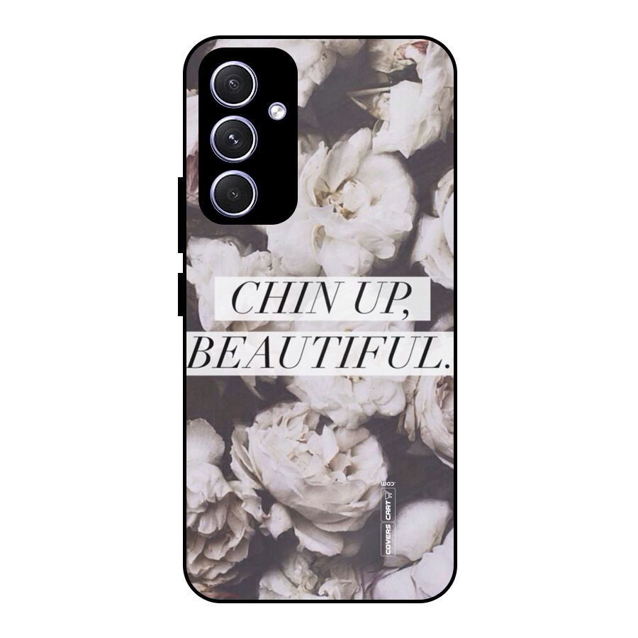 Chin Up Beautiful Metal Back Case for Galaxy A54