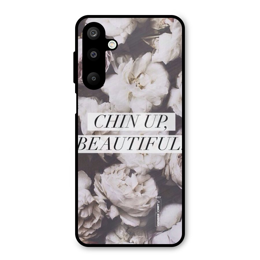 Chin Up Beautiful Metal Back Case for Galaxy M16