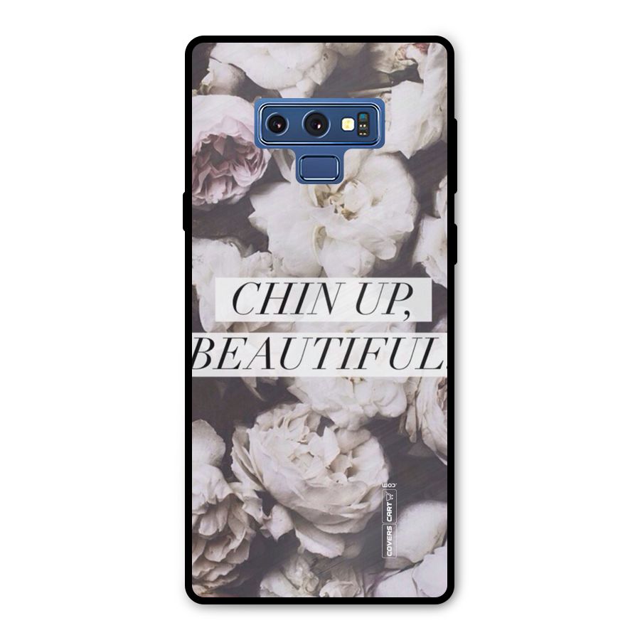 Chin Up Beautiful Metal Back Case for Galaxy Note 9