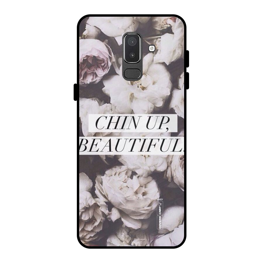Chin Up Beautiful Metal Back Case for Galaxy On8 (2018)