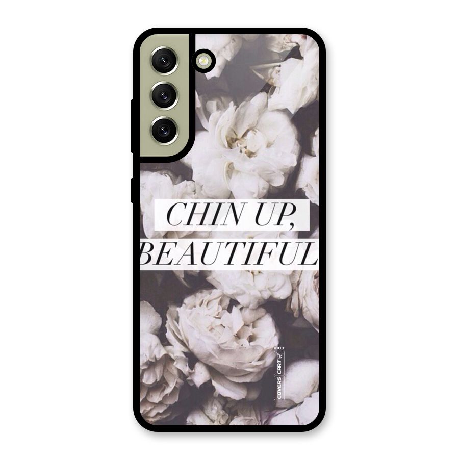 Chin Up Beautiful Metal Back Case for Galaxy S21 FE 5G (2023)