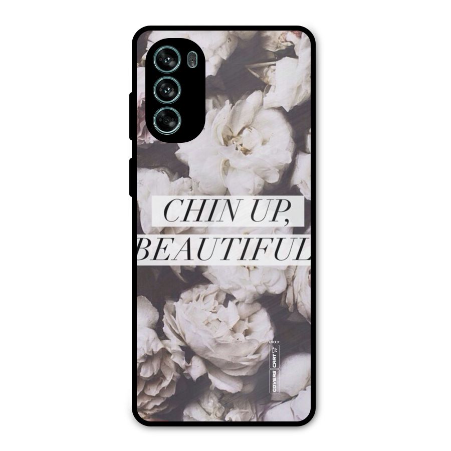 Chin Up Beautiful Metal Back Case for Moto G62