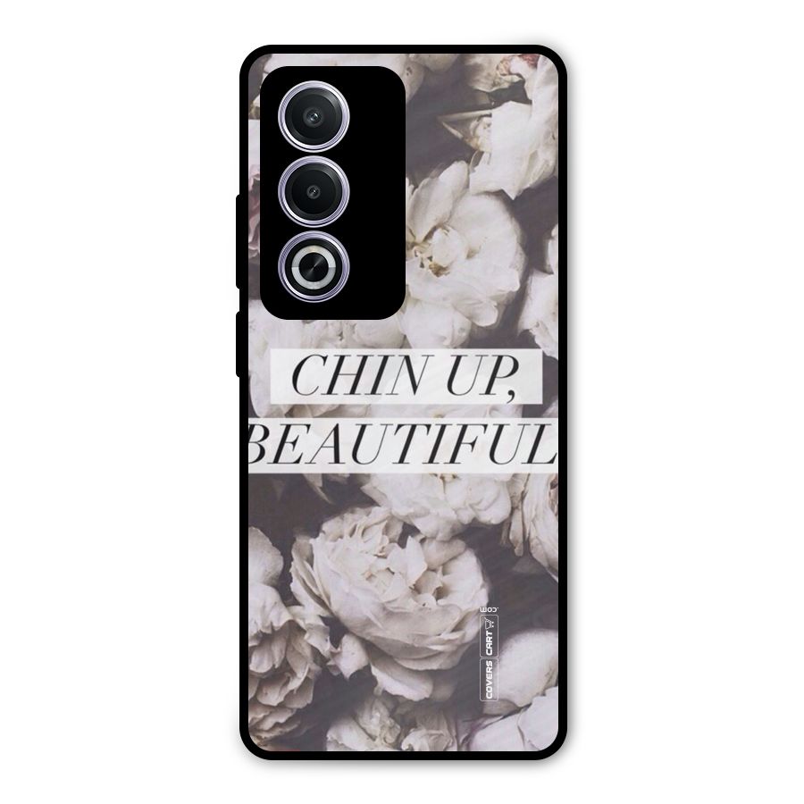Chin Up Beautiful Metal Back Case for Oppo A3 Pro