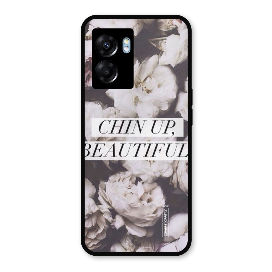 Chin Up Beautiful Metal Back Case for Realme Narzo 50 5G