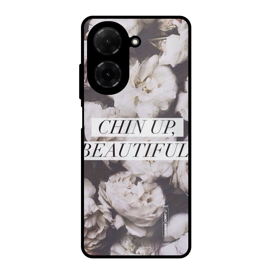 Chin Up Beautiful Metal Back Case for Redmi A5 4G