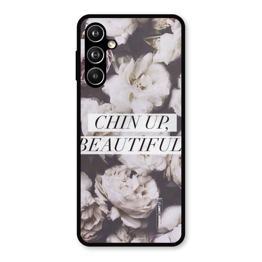 Chin Up Beautiful Metal Back Case for Samsung Galaxy M54