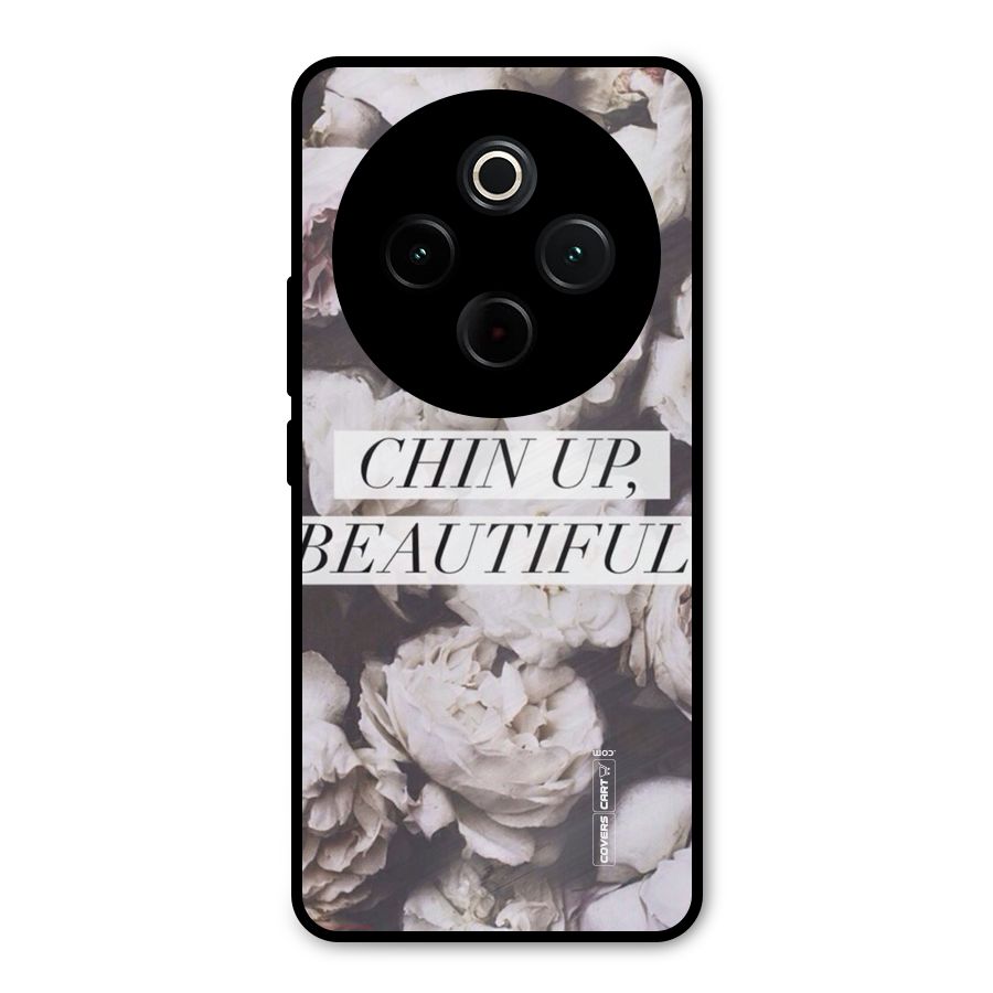 Chin Up Beautiful Metal Back Case for Vivo T4