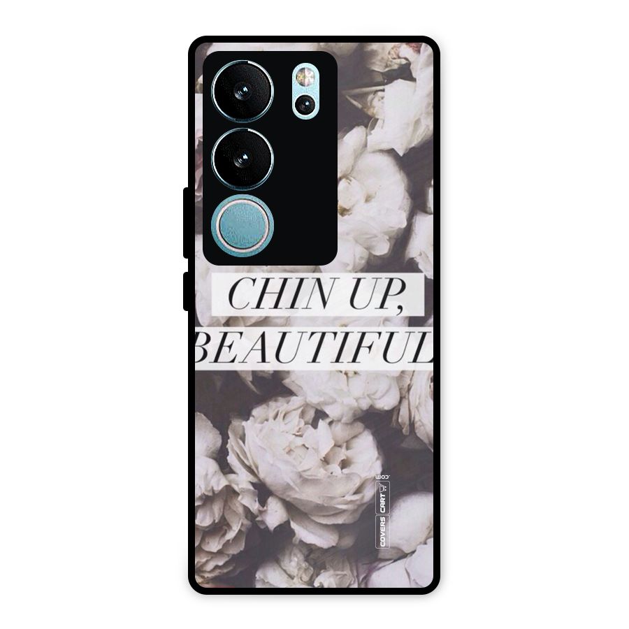 Chin Up Beautiful Metal Back Case for Vivo V29