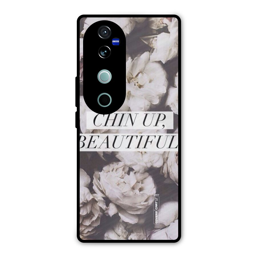 Chin Up Beautiful Metal Back Case for Vivo V40