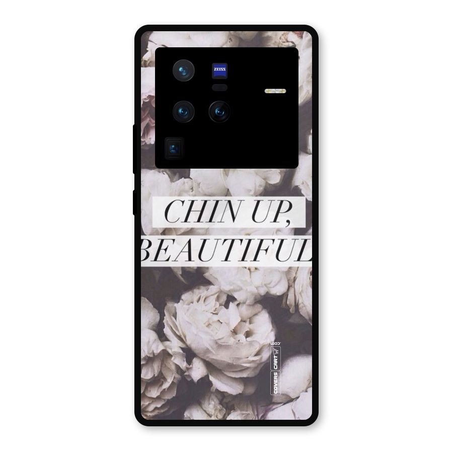 Chin Up Beautiful Metal Back Case for Vivo X80 Pro