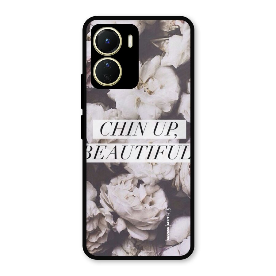 Chin Up Beautiful Metal Back Case for Vivo Y56