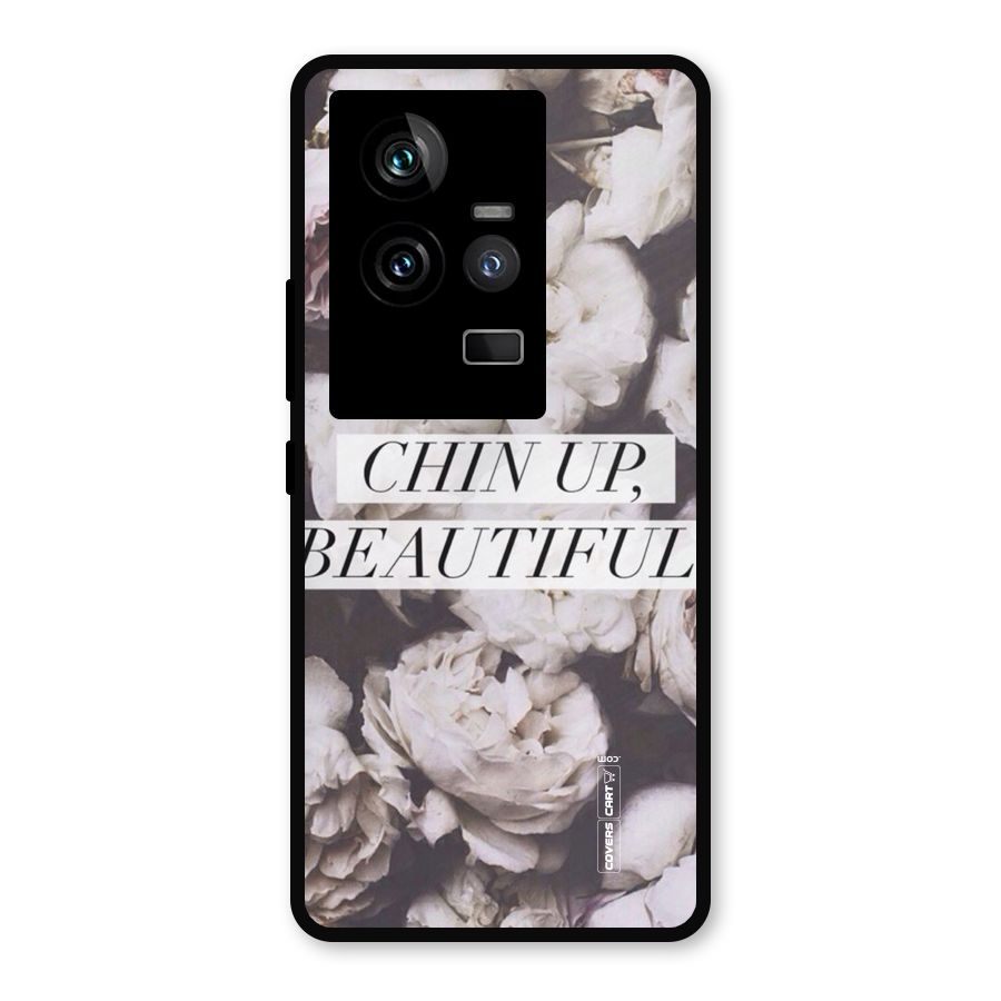 Chin Up Beautiful Metal Back Case for iQOO 11 5G