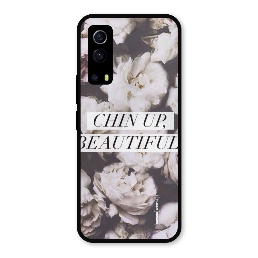 Chin Up Beautiful Metal Back Case for iQOO Z3