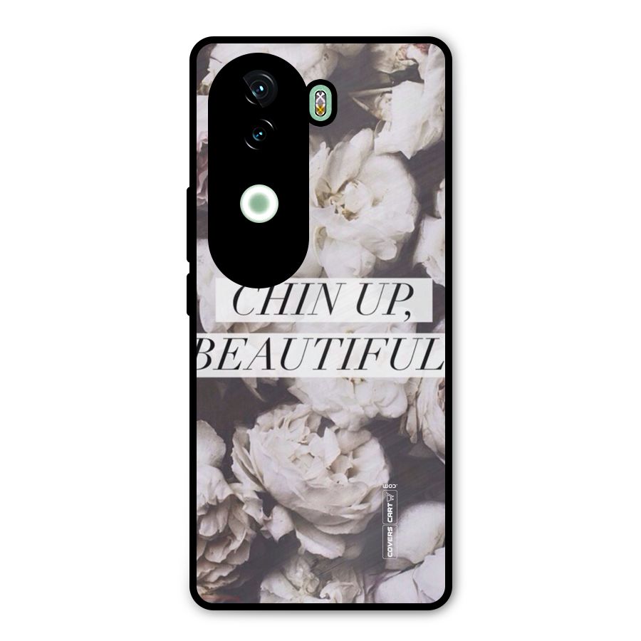 Chin Up Beautiful Metal Back Case for iQOO Z9s