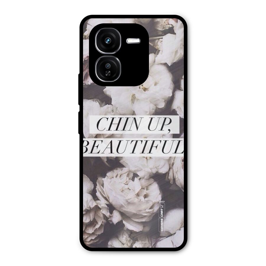 Chin Up Beautiful Metal Back Case for iQOO Z9x