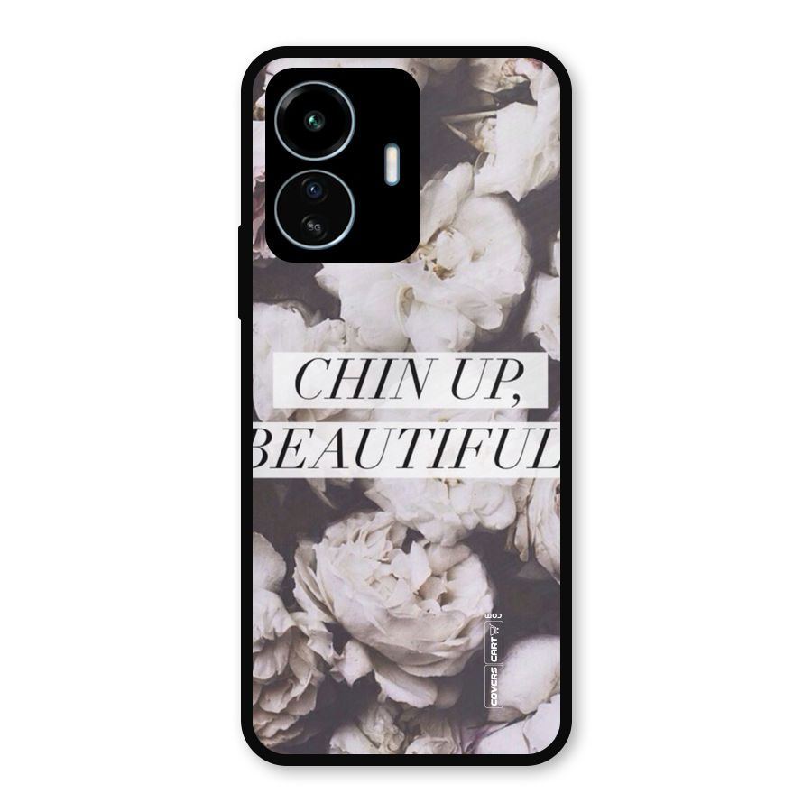 Chin Up Beautiful Metal Back Case for vivo iQOO Z6 Lite 5G