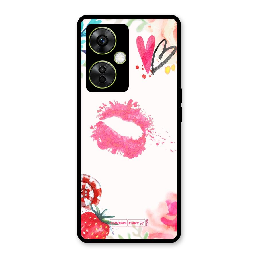 Chirpy Glass Back Case for OnePlus Nord CE 3 Lite