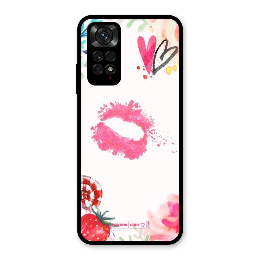 Chirpy Glass Back Case for Redmi Note 11S