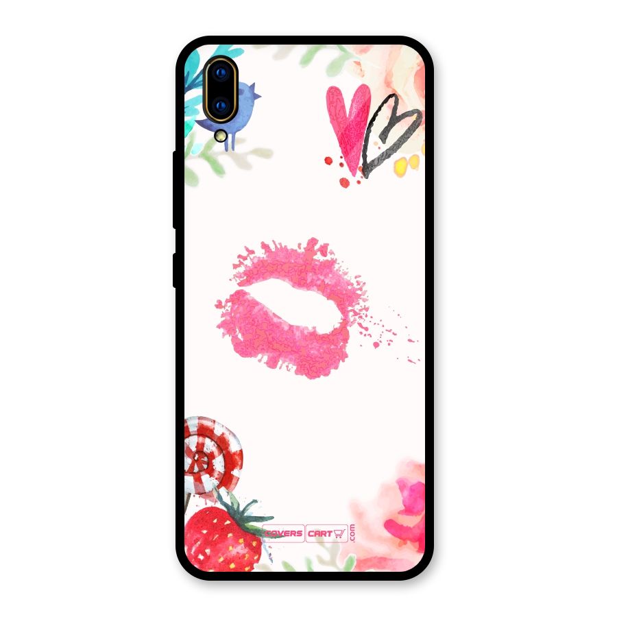 Chirpy Glass Back Case for Vivo V11 Pro