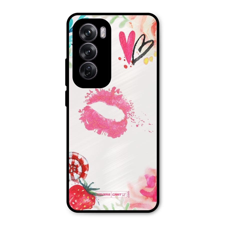 Chirpy Metal Back Case for Oppo Reno12 Pro