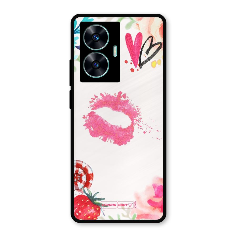 Chirpy Metal Back Case for Realme Narzo N55