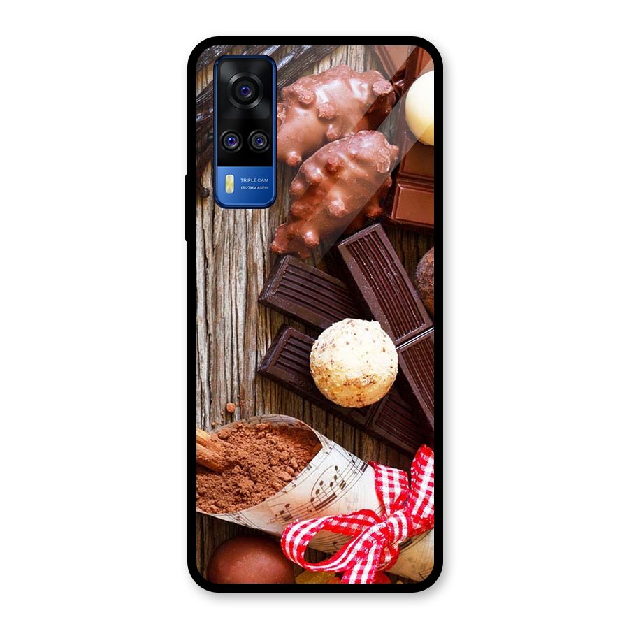 Chocolate Candies Glass Back Case for Vivo Y31