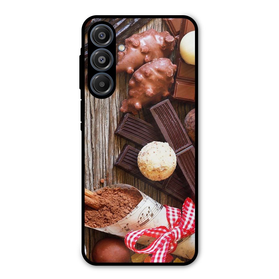 Chocolate Candies Metal Back Case for Galaxy A16 5G