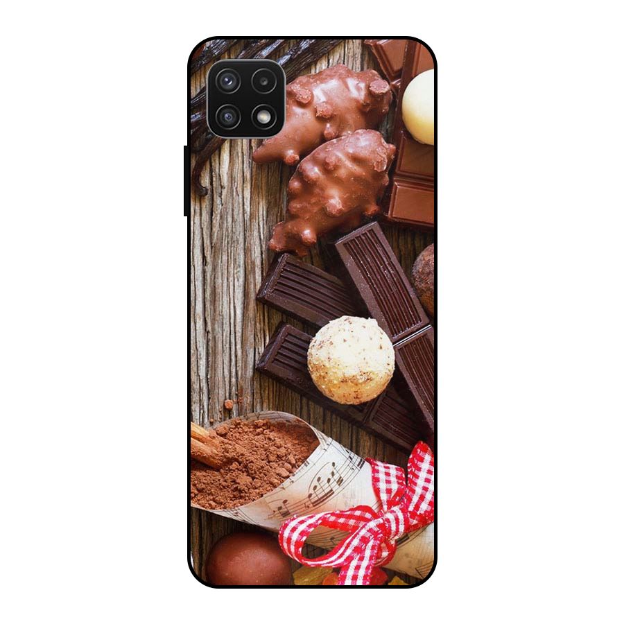 Chocolate Candies Metal Back Case for Galaxy A22 5G